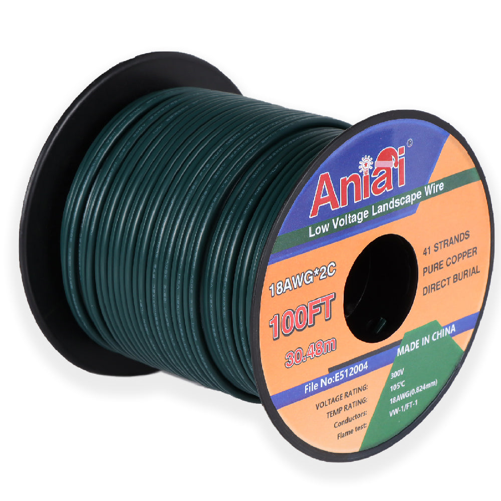 SPT-1 18/2 100' Zip Cord, Green